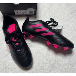 NIB Adidas Soccer/Football Cleats Goletto VIII FG J Pink/Black Youth Size 6